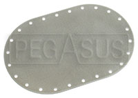 Large photo of Fuel Safe Large Oval Blank Plate, 24 Bolt, 6x10, Pegasus Part No. FS 1PLA13