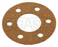 Click for a larger picture of Fuel Safe Round Gasket, 6 Bolt, 2" Bolt Circle