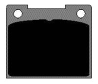 Pegasus Part No. GD533 - Ferodo Brake Pad: FF, Formula Mazda, Girling 14LF (D044) Click for a larger picture of Ferodo Brake Pad: FF, Formula Mazda, Girling 14LF (D044)