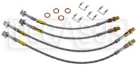 Large photo of G-Stop Brake Line Set, 63-82 Chevrolet Corvette, Pegasus Part No. GS-12201