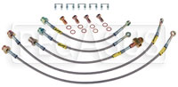 Large photo of G-Stop Brake Line Set, 84-88 GM F-Body with Performance Pkg, Pegasus Part No. GS-12253