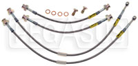 Large photo of G-Stop Brake Line Set, 84-87 Honda Civic, Pegasus Part No. GS-20011