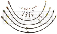 Large photo of G-Stop Brake Line Set, 01-07 Subaru WRX, STI, Pegasus Part No. GS-24215