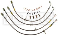 Large photo of G-Stop Brake Line Set, 2008-up Subaru WRX, STI, Pegasus Part No. GS-24218