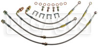 Large photo of G-Stop Brake Line Set, 03-up Mitsubishi Evo 8 / 9, Pegasus Part No. GS-26052