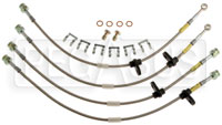 Large photo of G-Stop Brake Line Set, 08-up Mitsubishi Evolution X, Pegasus Part No. GS-26053