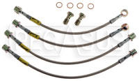 Large photo of G-Stop Brake Line Set, 02-up Audi A4 / S4, Pegasus Part No. GS-30006