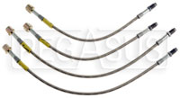 Large photo of G-Stop Brake Line Set, 02-up Mercedes C Coupe, Pegasus Part No. GS-34030