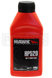 Click for a larger picture of Hawk All Purpose Brake Fluid, 500ml Bottle
