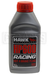 Click for a larger picture of Hawk HP600 Racing Brake Fluid, 500ml Bottle