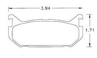 Click for a larger picture of Hawk Brake Pad, 93-97 Ford Probe / Mazda MX-6 Rear (D584)