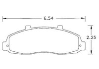 Click for a larger picture of Hawk Brake Pad, Ford F-150, Lincoln Blackwood (D679)