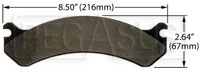 Click for a larger picture of Hawk Brake Pad, Cadillac, Chevy/GMC Truck (D784)