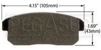 Click for a larger picture of Hawk Brake Pad, Mazda RX8, Nissan Rear (D900)