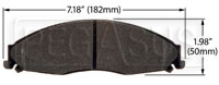 Click for a larger picture of Hawk Brake Pad, Cadillac 03-08 CTS, 05-08 STS (D921)