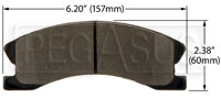 Click for a larger picture of Hawk Brake Pad, Jeep Grand Cherokee (D945)