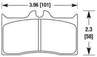 Click for a larger picture of Hawk Brake Pad, Wilwood 7216