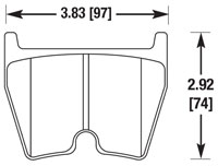 Click for a larger picture of Hawk Brake Pad, Audi RS6, VW Phaeton, Brembo 8-Pot (D1029)