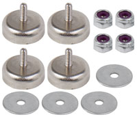 Click for a larger picture of Holley Hydramat Install Magnet Kit, 4-40 Thread (15 lb)