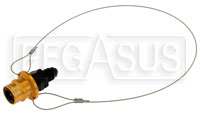 Large photo of Quick-Disconnect Socket to 4AN Male with Lanyard 2000 Series, Pegasus Part No. JT21404M