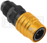 Click for a larger picture of Quick-Disconnect Socket to 6AN Male, Buna, 2000 Series