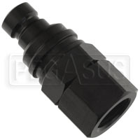 Click for a larger picture of Quick-Disconnect Plug to 4AN Female, 2000 Series, EPDM Seals