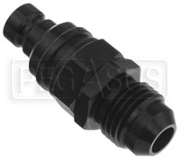 Click for a larger picture of Quick-Disconnect Plug to 6AN Male, Buna, 2000 Series