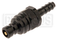 Click for a larger picture of Quick-Disconnect Plug to 4AN Hose Barb, 2000 Series