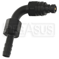 Large photo of Quick-Disconnect Plug to 5AN Hose Barb, 90 Degree, 2k Series, Pegasus Part No. JT22505E