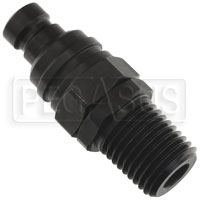 Click for a larger picture of Quick-Disconnect Plug to 1/4 NPT Male, Non-Valved, 2k Series