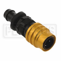 Click for a larger picture of Quick-Disconnect Socket to 1/2" Push-Lock Hose Barb, EPDM