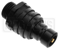 Click for a larger picture of Quick-Disconnect Plug to 6AN Male O-Ring Boss Adapter