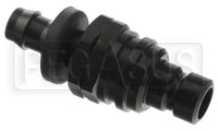 Click for a larger picture of Quick-Disconnect Plug to 3/8" Pushlock Barb, Non-Valve, EPDM