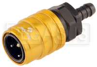 Large photo of Quick-Disconnect Socket to 8AN Hose Barb, 5000 Series, Pegasus Part No. JT51508