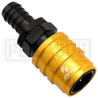 Click for a larger picture of Quick-Disconnect Socket to 12AN Hose Barb, 5000 Series