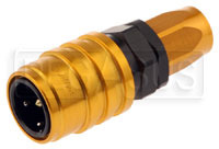 Click for a larger picture of Quick-Disconnect Socket to 8AN Hose End, 5000 Series