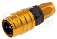 Large photo of Quick-Disconnect Socket to 8AN Hose End, Buna Seal 5k Series, Pegasus Part No. JT51608B