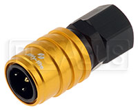 Click for a larger picture of Quick-Disconnect Socket to 1/2 NPT Female, 5000 Series