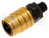 Click for a larger picture of Quick-Disconnect Socket to 3/8 NPT Male, 5000 Series