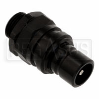 Click for a larger picture of Quick-Disconnect Plug to 8AN Male O-Ring Boss Adapter, EPDM