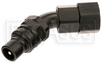 Click for a larger picture of Clearance Quick-Disconnect Plug to 12AN Female, 45 Degree