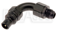 Click for a larger picture of Quick-Disconnect Plug to 10AN Male, 90 Degree, 5000 Series