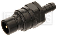 Click for a larger picture of Quick-Disconnect Plug to 8AN Hose Barb, 5000 Series
