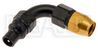 Click for a larger picture of Quick-Disconnect Plug to 10AN Hose, 90 Degree, 5000 Series