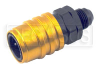 Click for a larger picture of Quick-Disconnect Socket to 6AN Male with Buna-N Seal