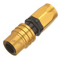 Click for a larger picture of Quick-Disconnect Socket to 8AN Hose End, 3000 Series