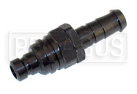 Large photo of Quick-Disconnect Plug to 4AN Hose Barb, Non-Valved 2k Series, Pegasus Part No. JT22504A