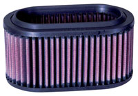 Large photo of K&N PL-1002 Oval Air Filter Element, Polaris Utes, Pegasus Part No. KN PL-1002