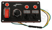 Click for a larger picture of Switch Panel: Ignition, Start Button, 2 Acc w/ Boots & Lites