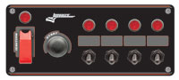 Click for a larger picture of Switch Panel: Ignition, Start Button, 4 Acc w/ Boots & Lites